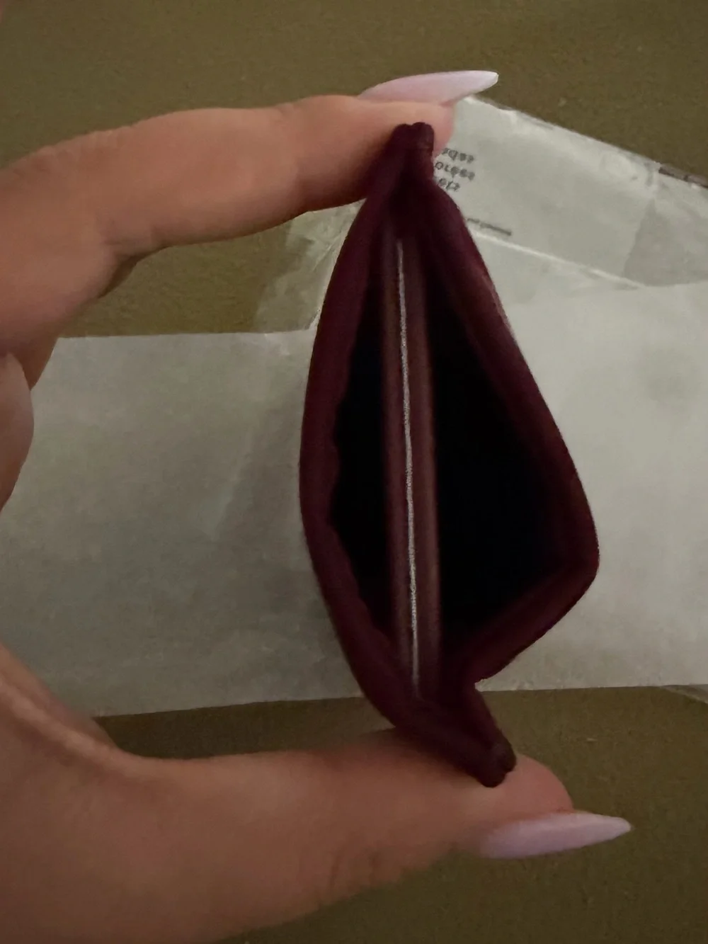 Gucci mirror new red burgundy in case pouch